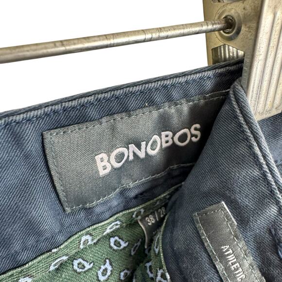 Bonobos Cotton Navy Blue Straight Leg Chino Pants Men's Size 38 x 28 - Picture 6 of 8